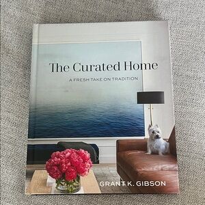 The Curated Home by - Blue and White Cover